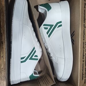 YY Nation CACTUS White and Green Sneakers